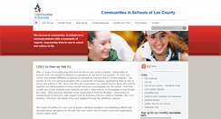 Desktop Screenshot of leecountync.communitiesinschools.org